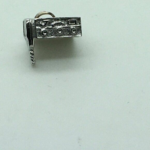 Vintage CB Radio Sterling Silver Charm 3 D Trucker Wife Girlfriend Gift - Picture 3 of 3